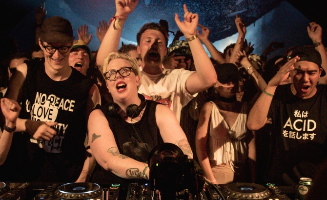 Photo of set The Black Madonna b2b Mike Servito.