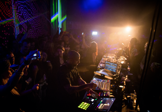 Photo of set Chris Liebing.
