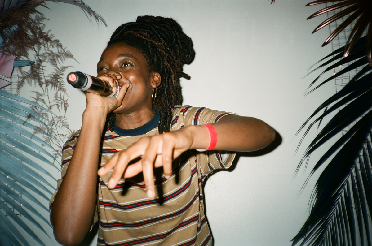 Photo of set Little Simz.