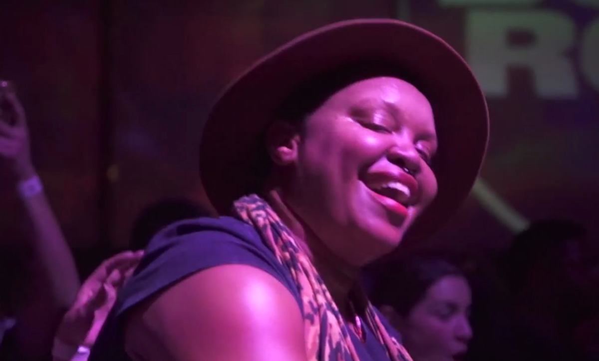 Photo of set DJ Sabine.