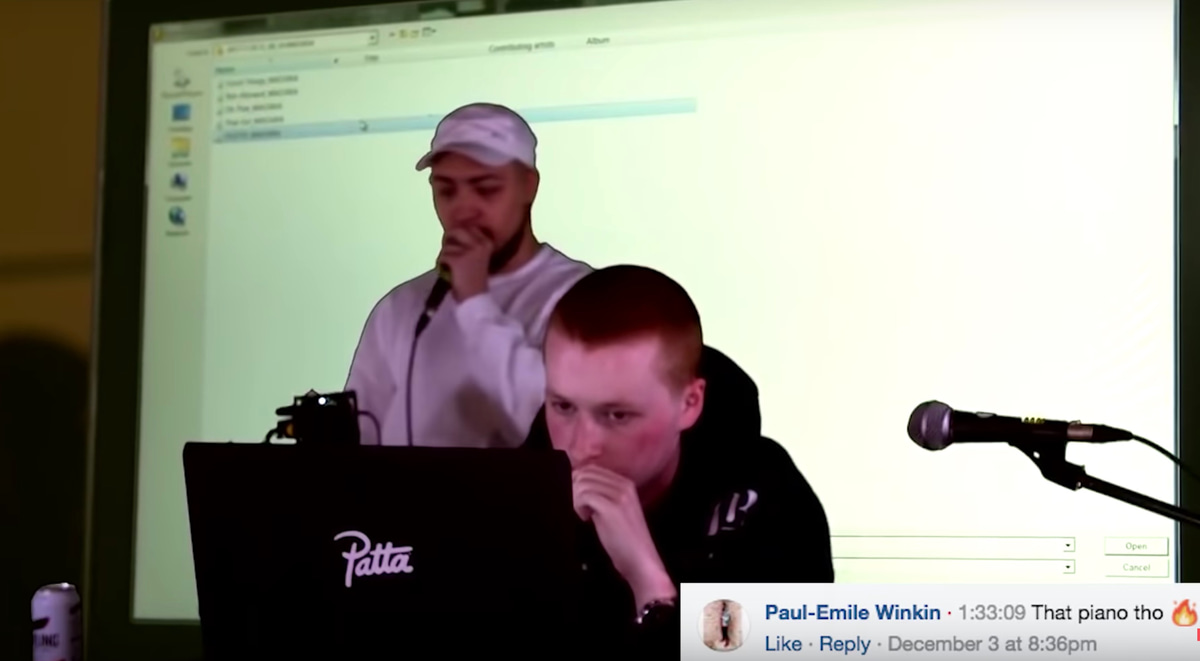 Photo of set ep. 1: Sam Gellaitry.