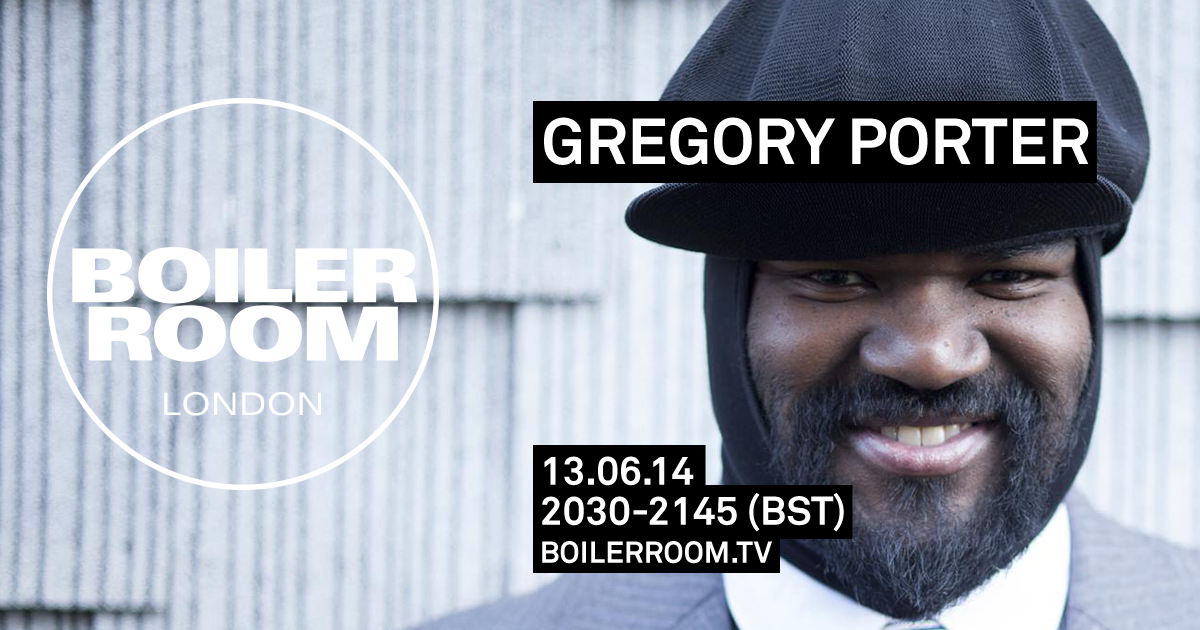 London: Gregory Porter flyer