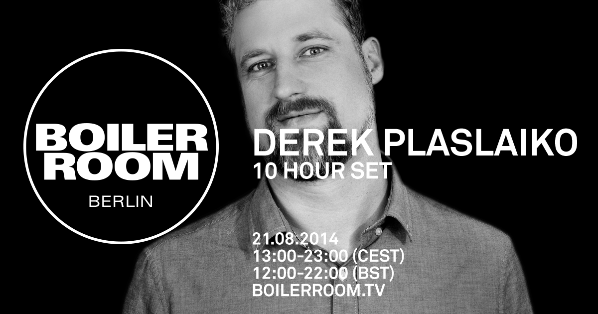 Derek Plaslaiko: 12 Hour Set  flyer