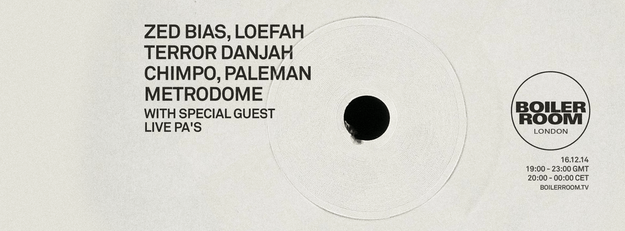 London: Zed Bias & Friends flyer