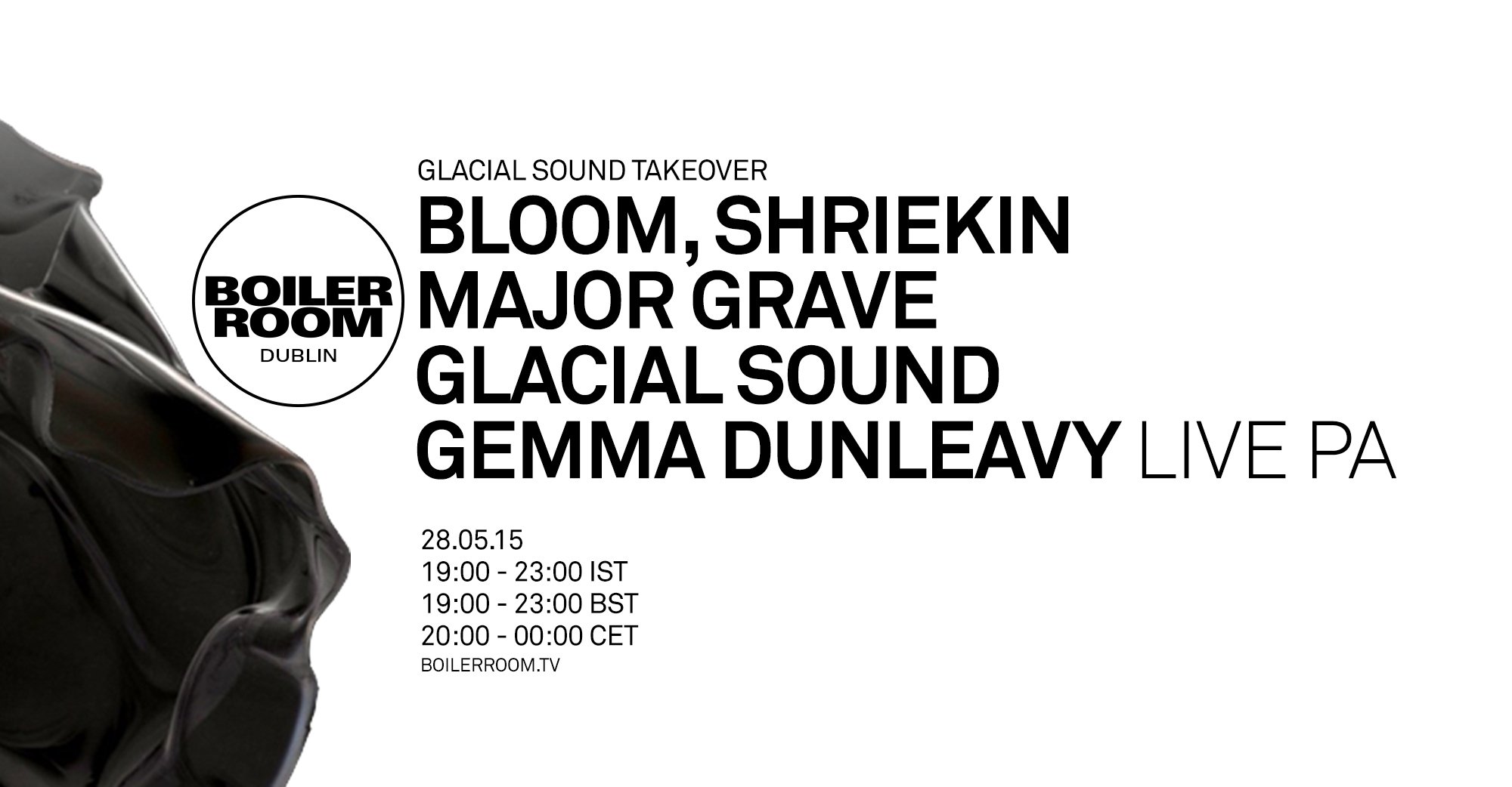 Dublin: Glacial Sound Takeover flyer