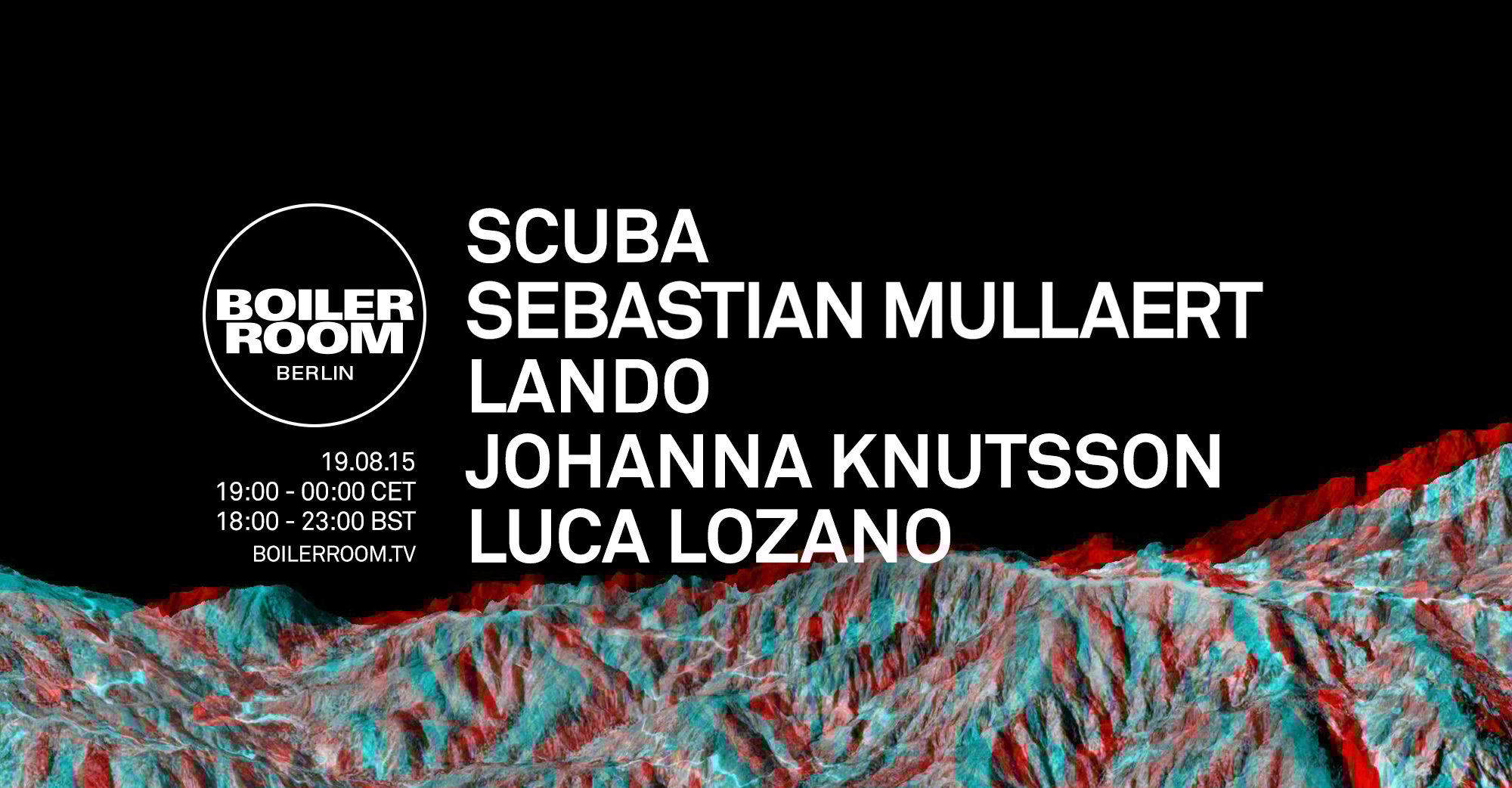 Berlin: Scuba, Sebastian Mullaert, Lando, Johanna Knutsson, Luca Lozano flyer