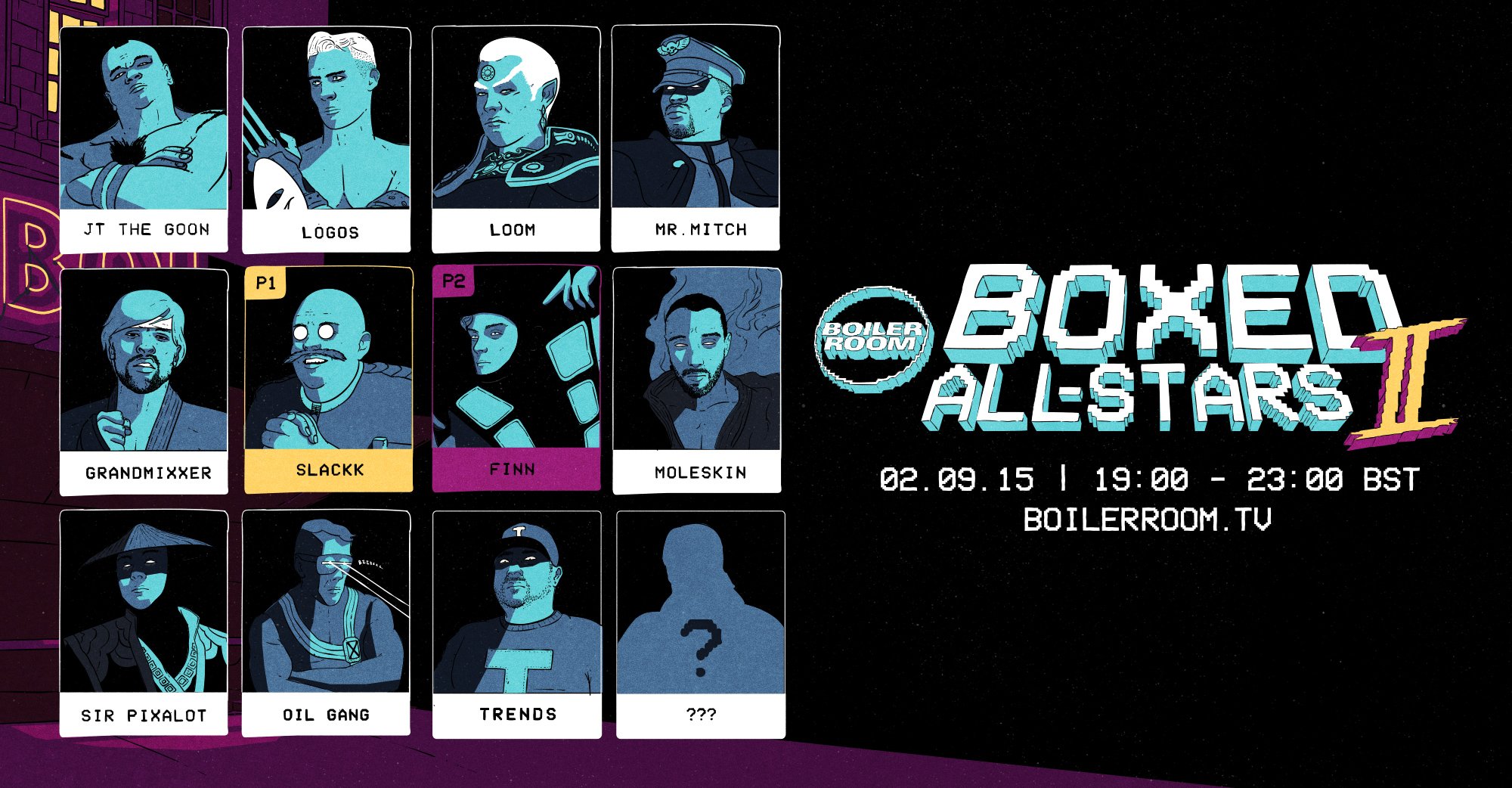 Boxed All-Stars II flyer