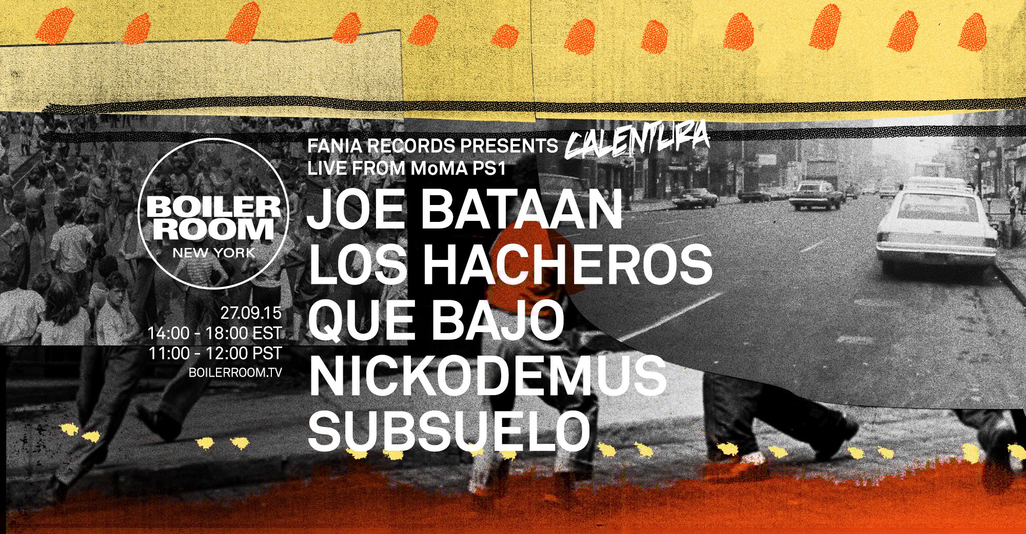 Calentura: Live at MoMA PS1 flyer