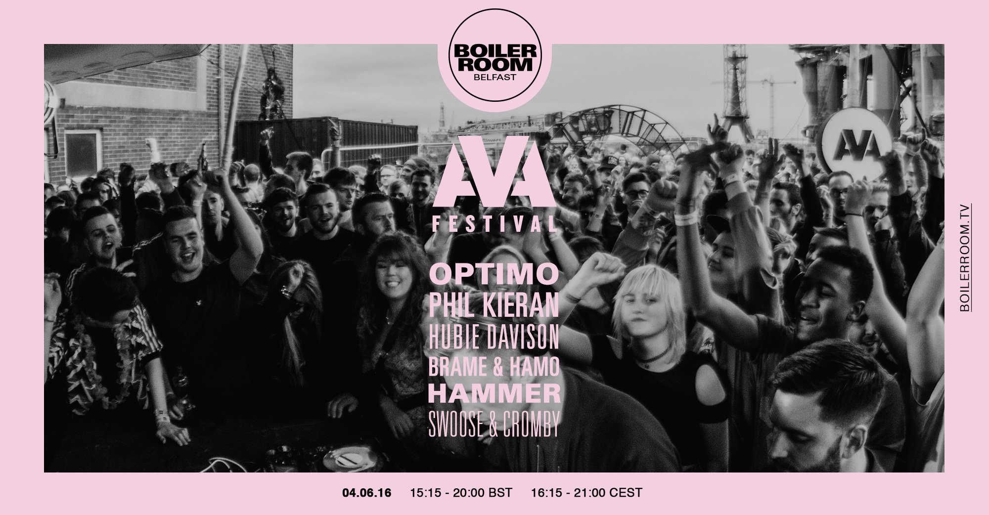 Belfast: AVA Festival 2016 flyer