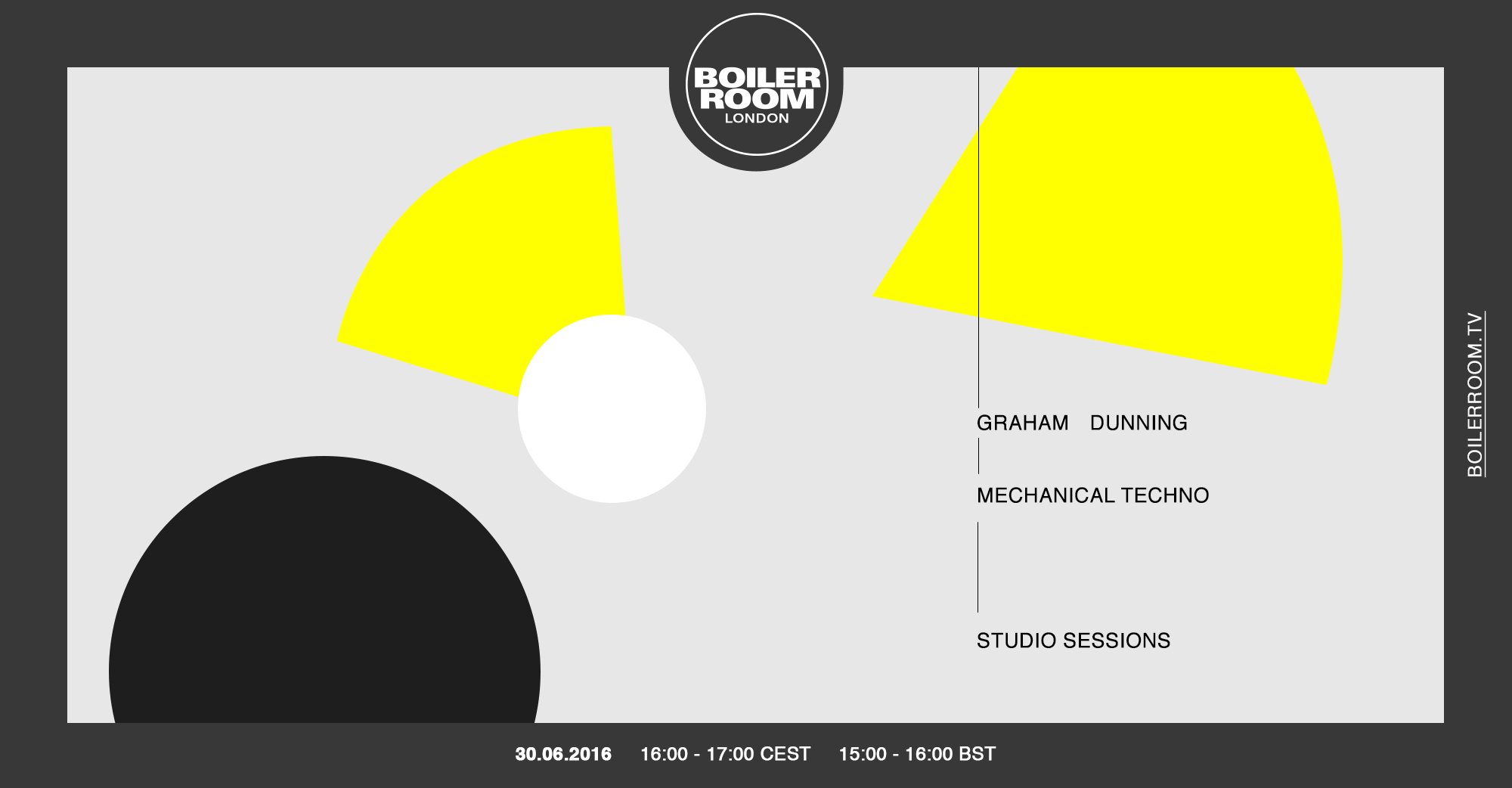 Graham Dunning: Mechanical Techno flyer