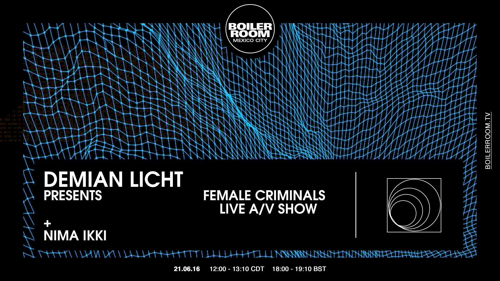 Mexico City: Demian Licht + Nima Ikki flyer