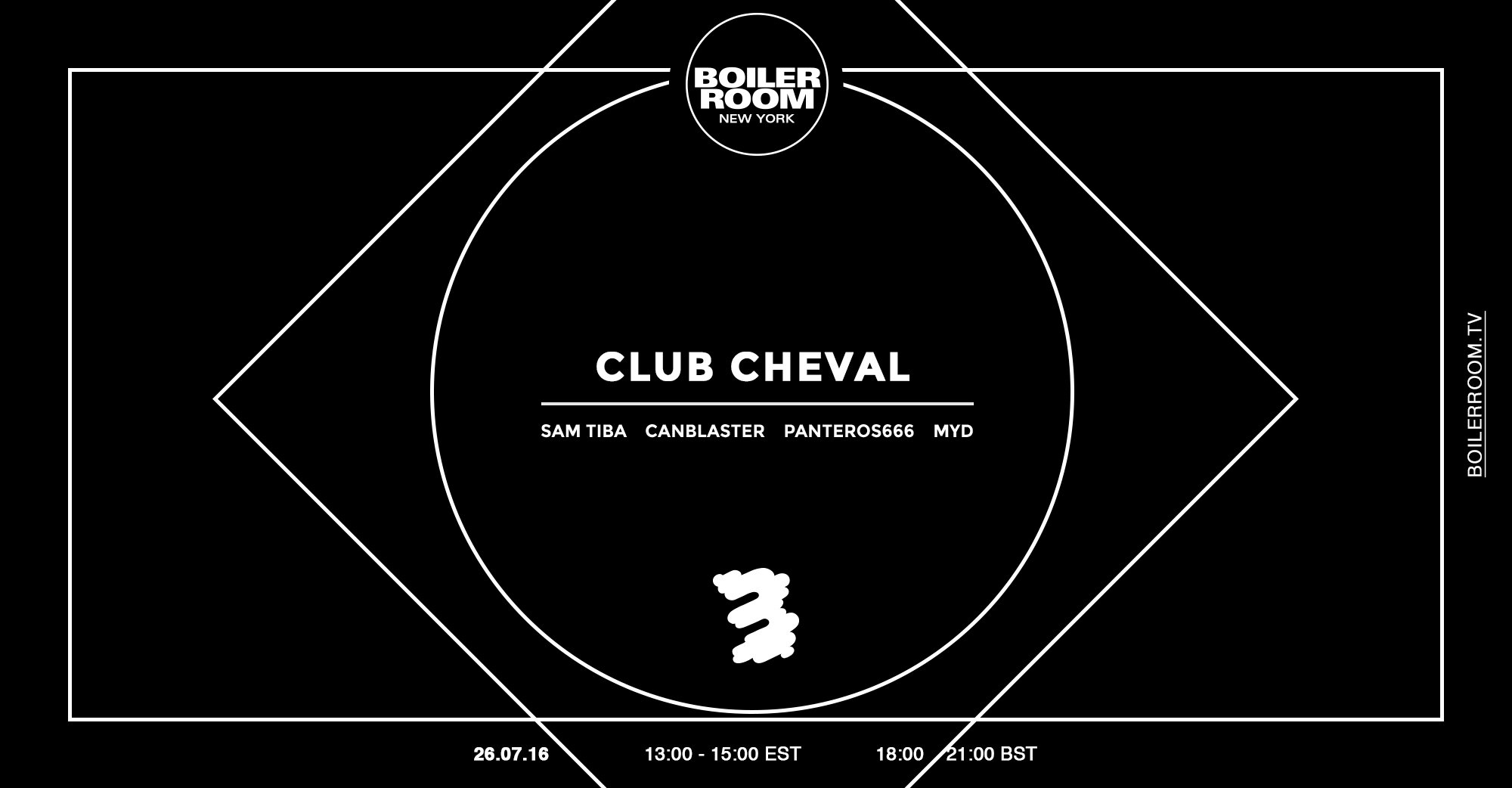 Club cheval "Studio Session" flyer