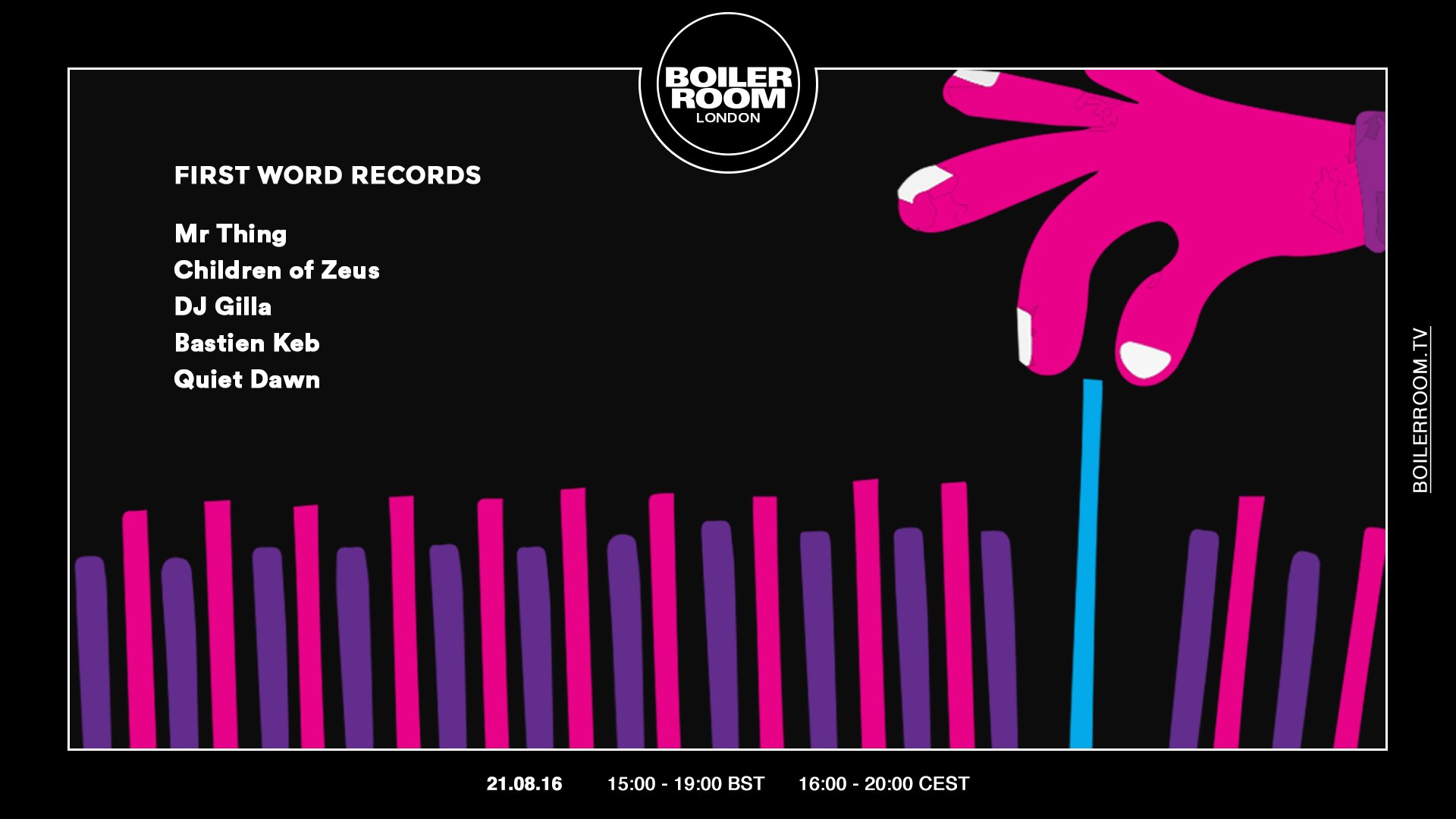 London: First Word Records flyer