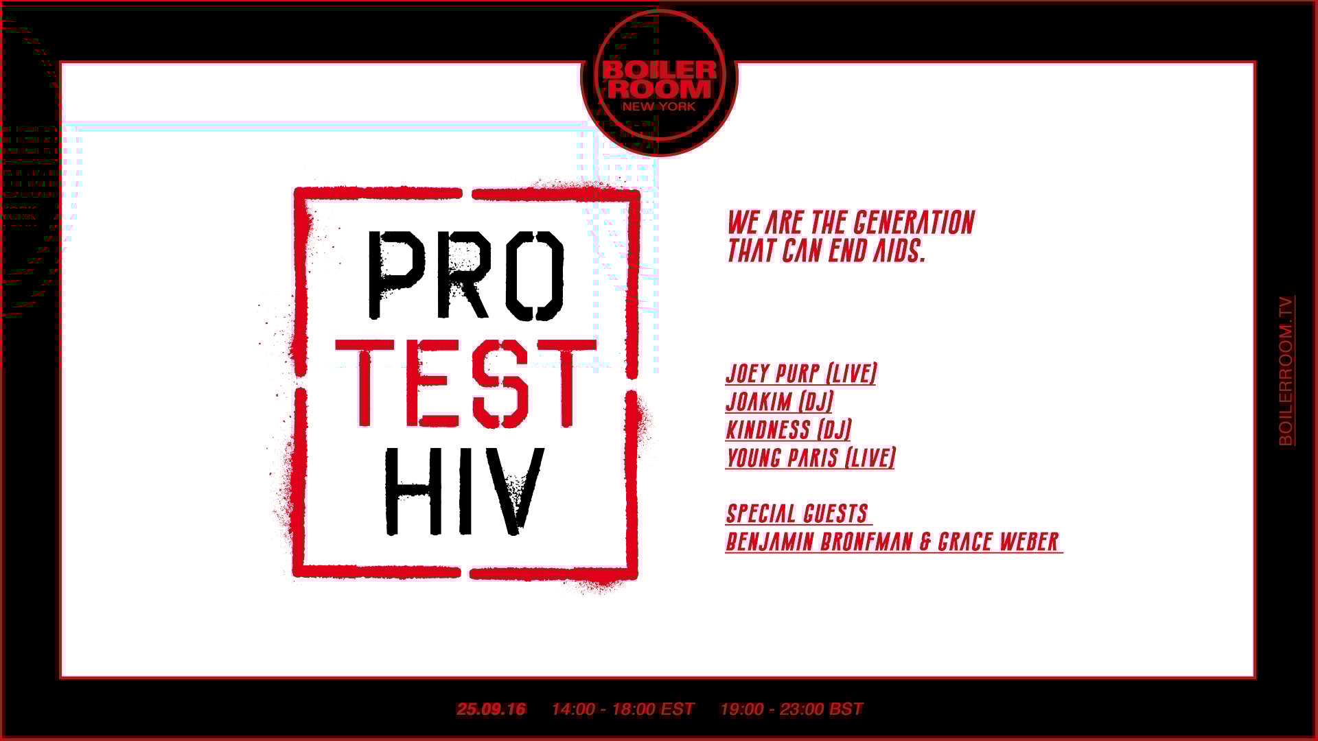 UNAIDS PROtest HIV flyer