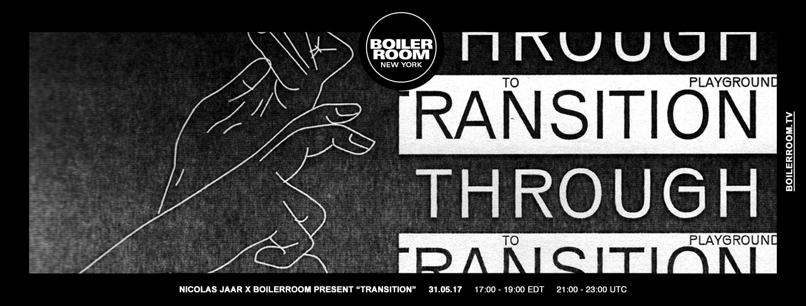 Nicolas Jaar - "TRANSITION" flyer