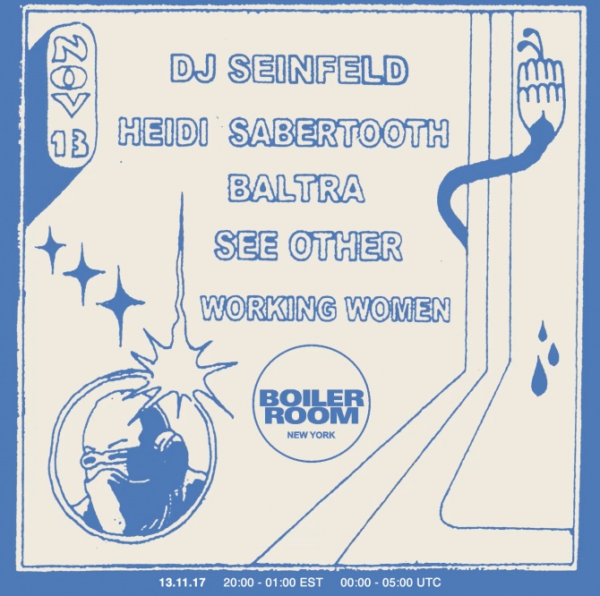 NY Locals + DJ Seinfeld flyer