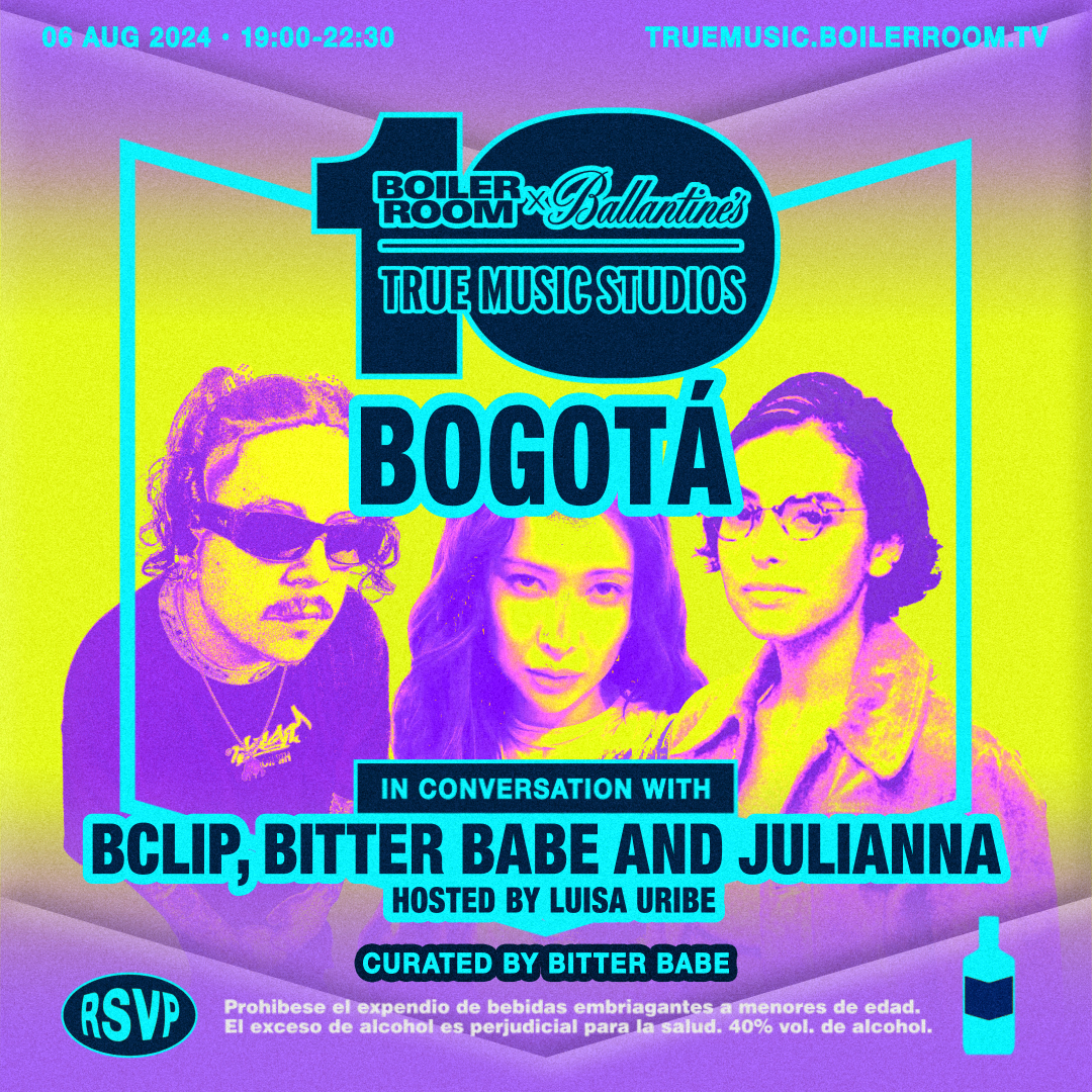 In Conversation With: Challenging the notion of the Latin Club | Boiler Room x Ballantine’s True Music Studios: Bogotá flyer
