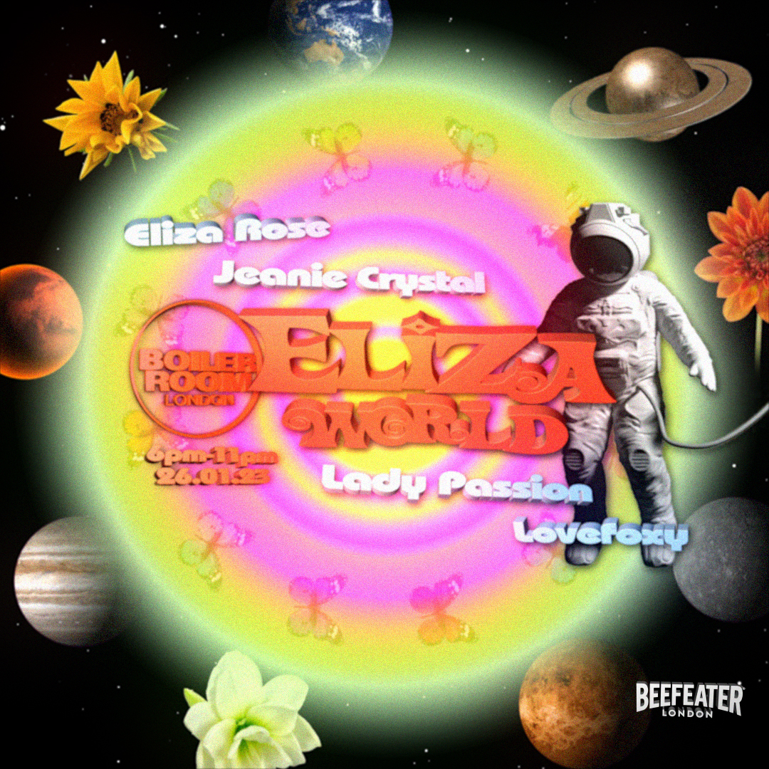 Boiler Room London: Eliza World flyer