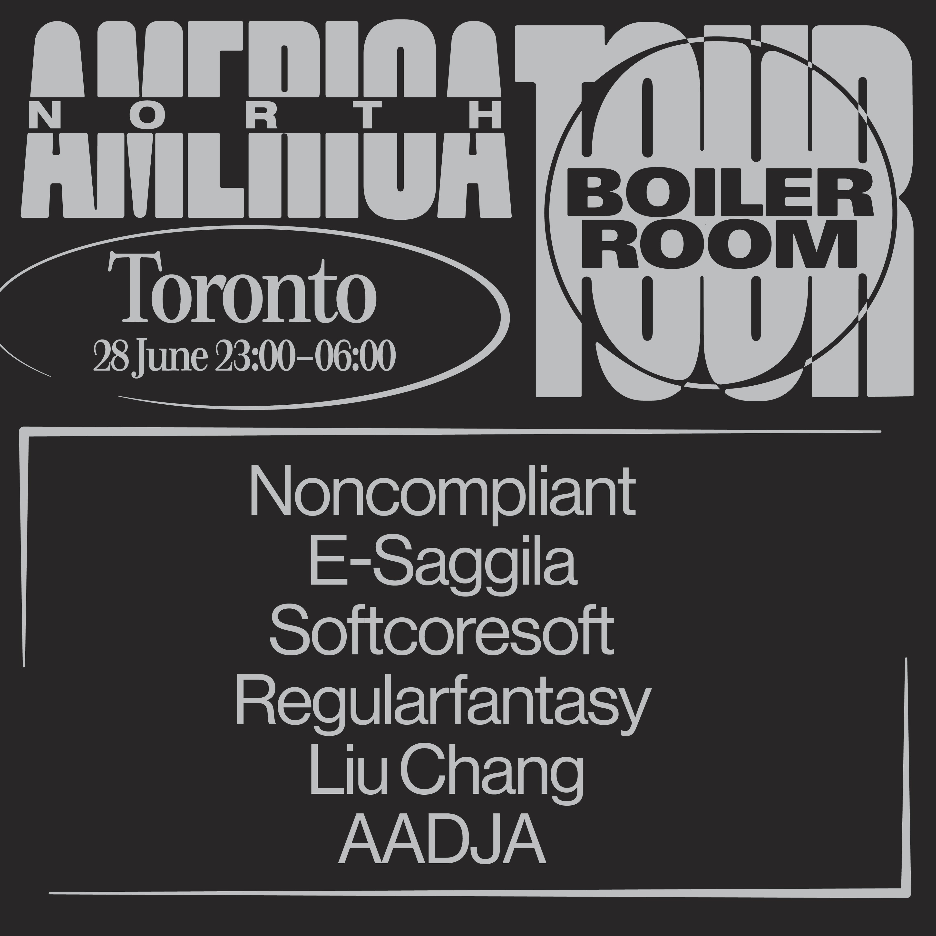 Boiler Room Toronto flyer