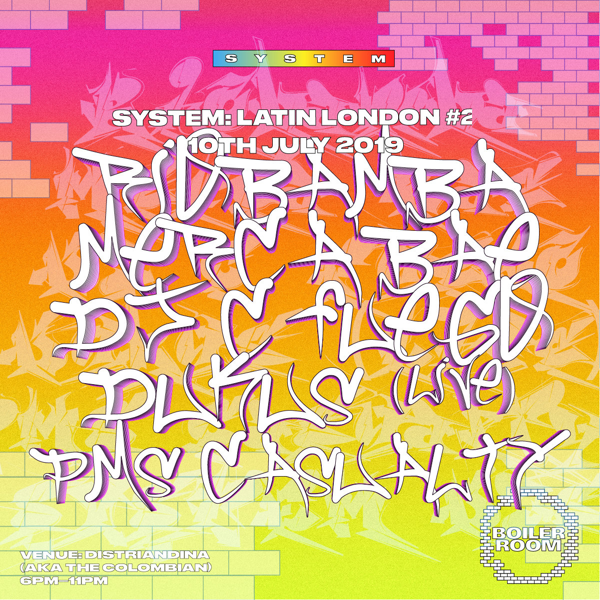 SYSTEM: Latin LDN #2 flyer