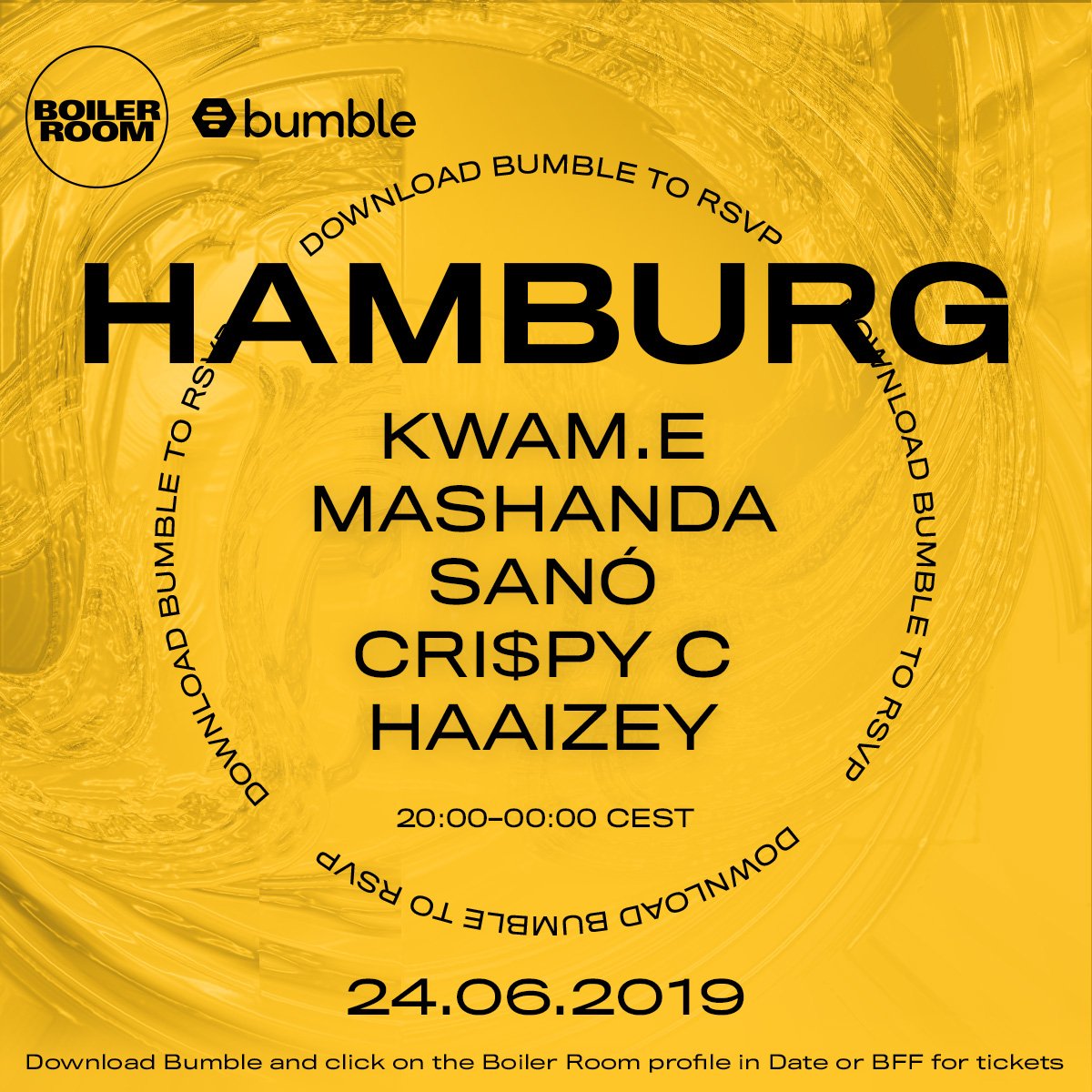 BUMBLE Hamburg flyer
