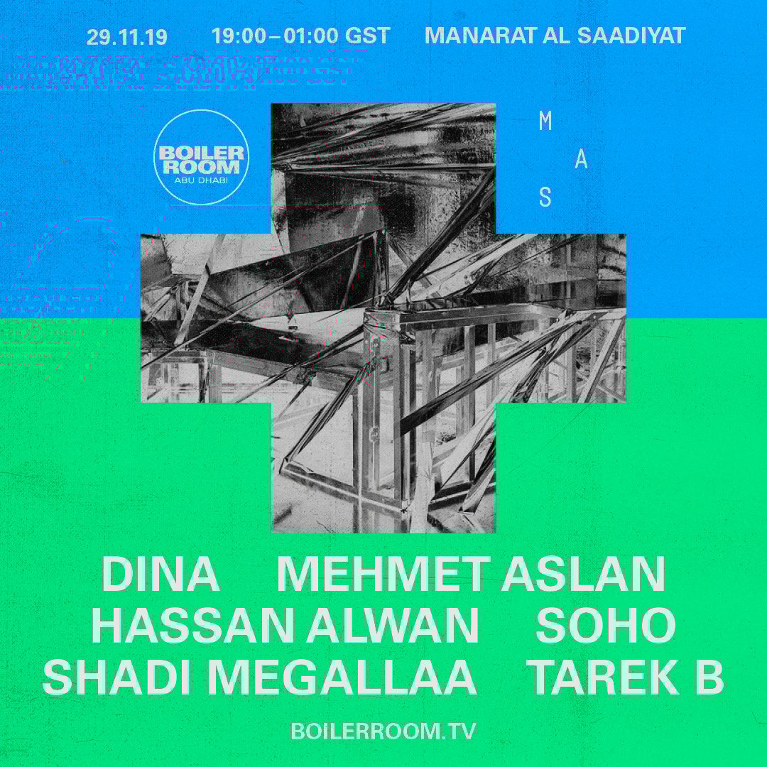 Boiler Room Abu Dhabi: MAS flyer