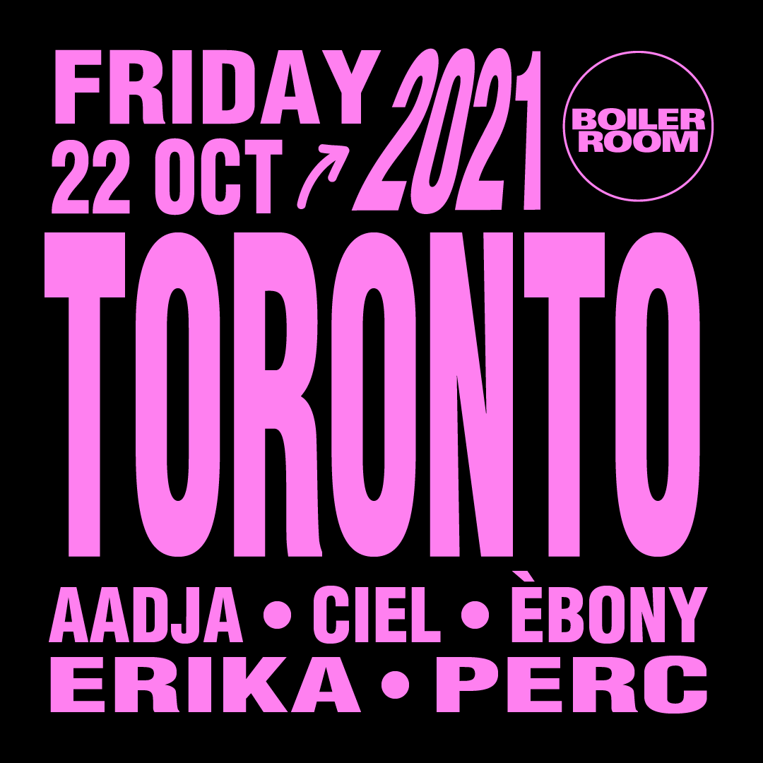 Boiler Room: Toronto flyer