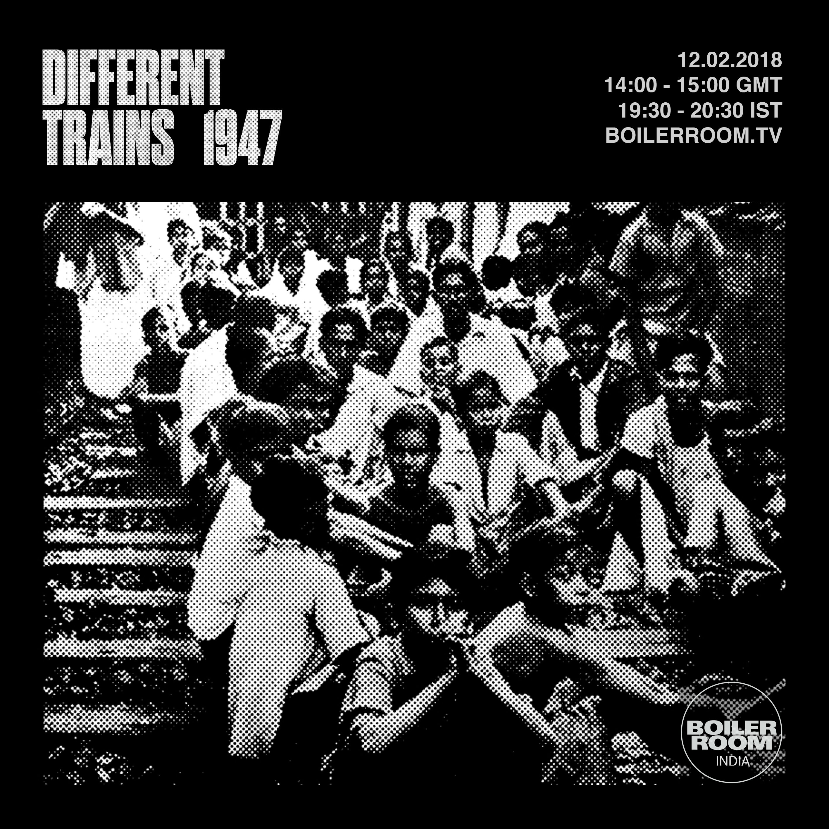 Different Trains 1947 flyer