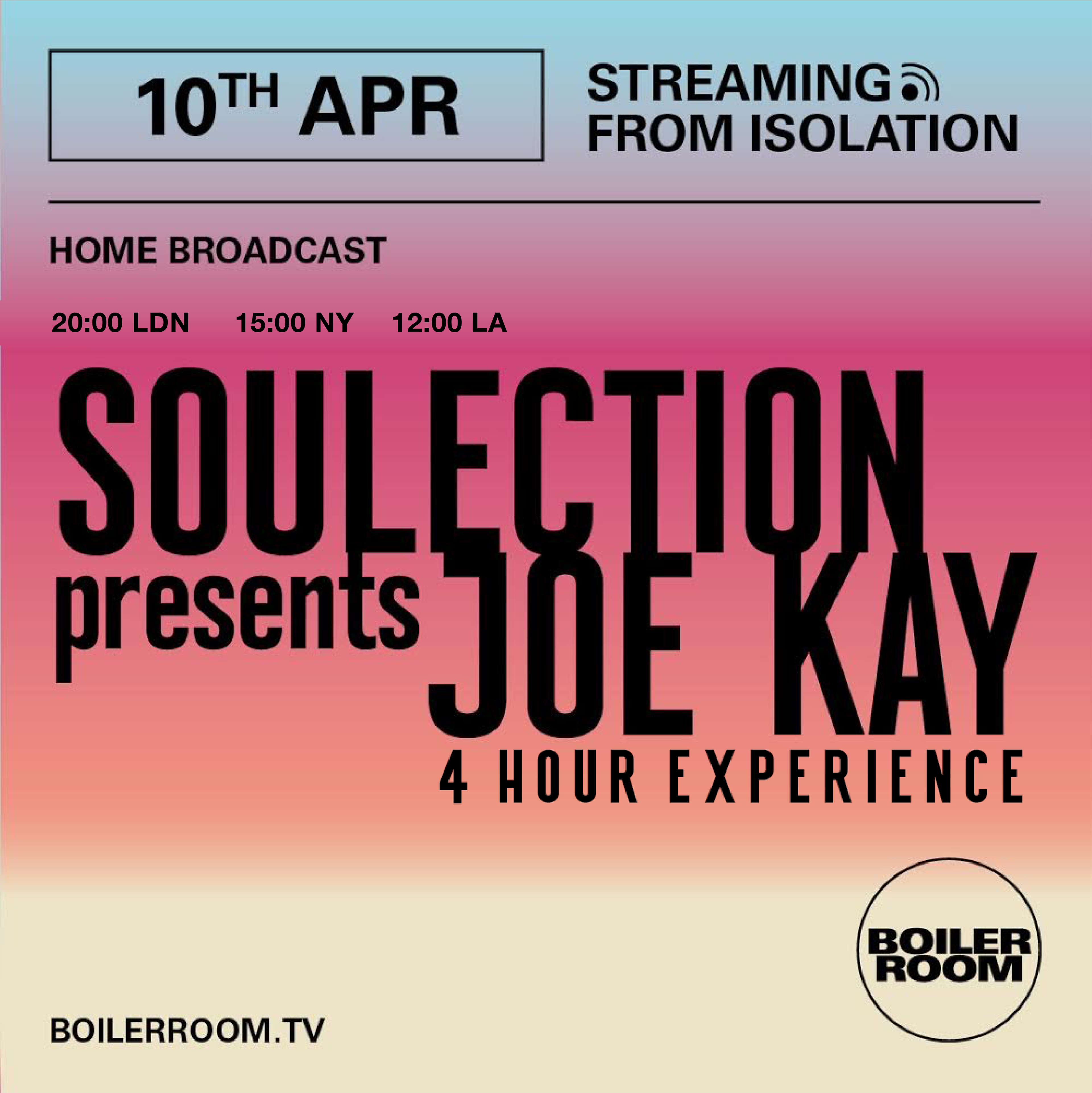 Streaming From Isolation - #14 flyer