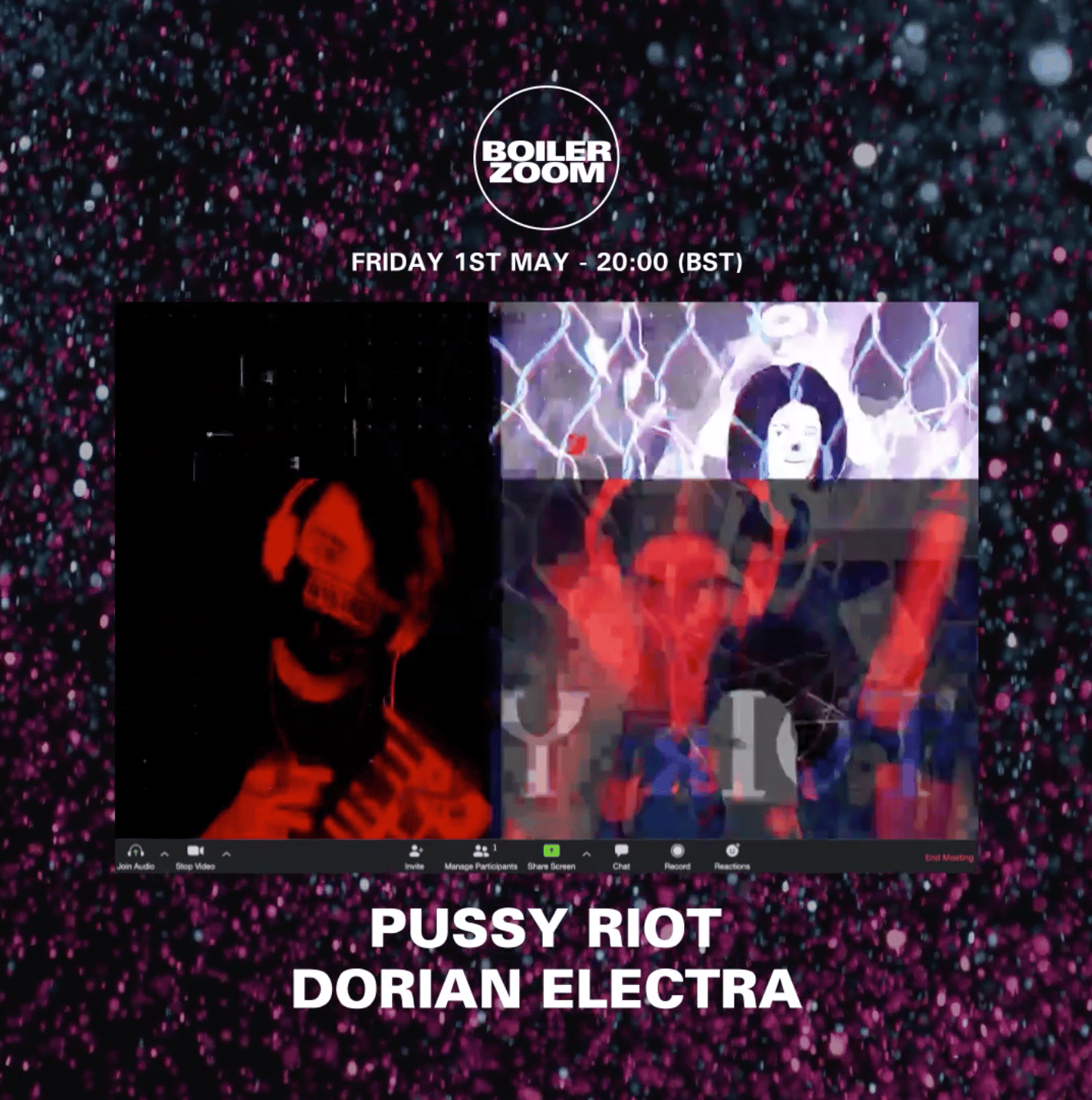 Streaming From Isolation with Pussy Riot flyer