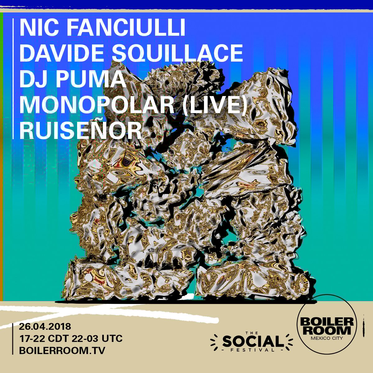 Boiler Room Mexico City: The Social Festival flyer
