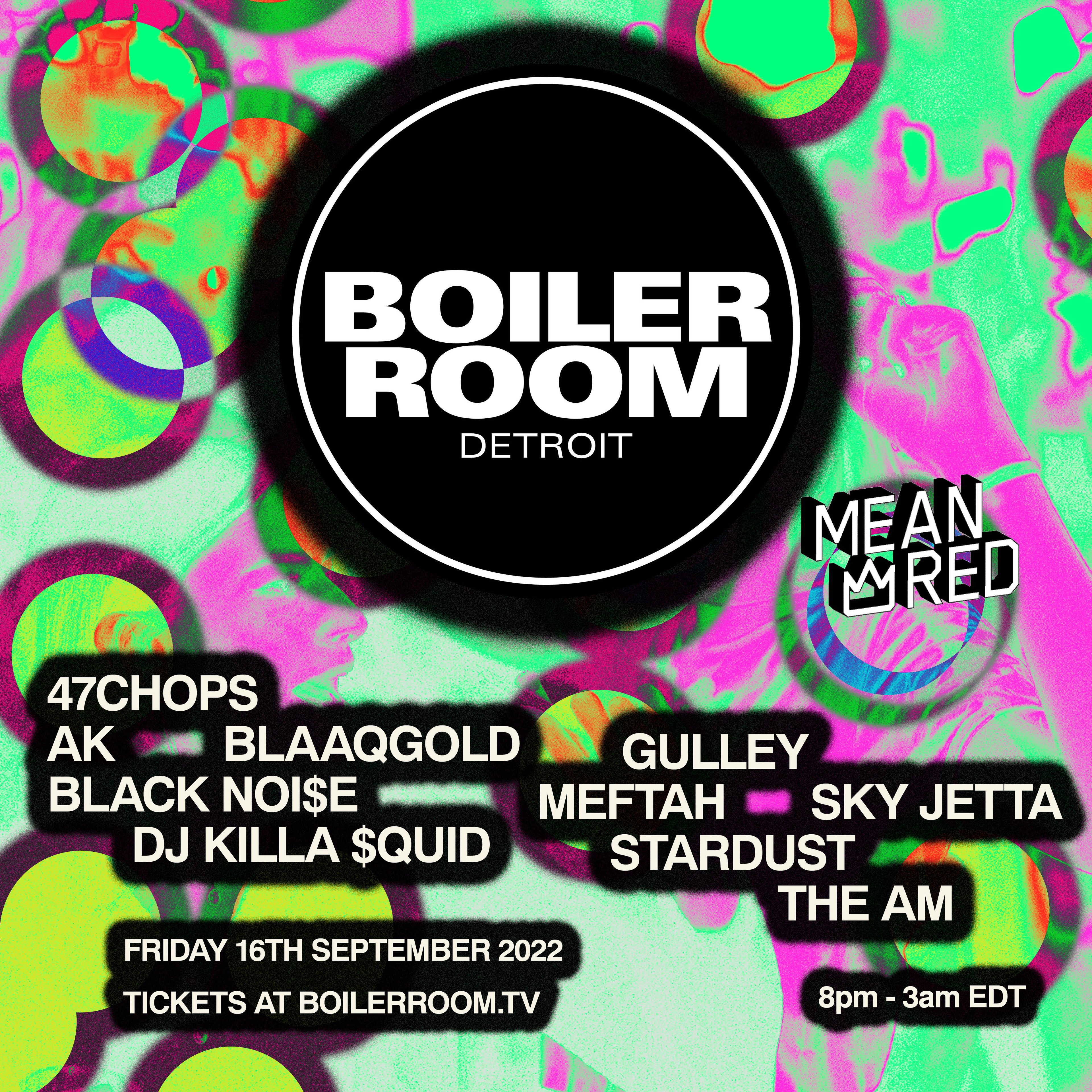 Boiler Room: Detroit flyer