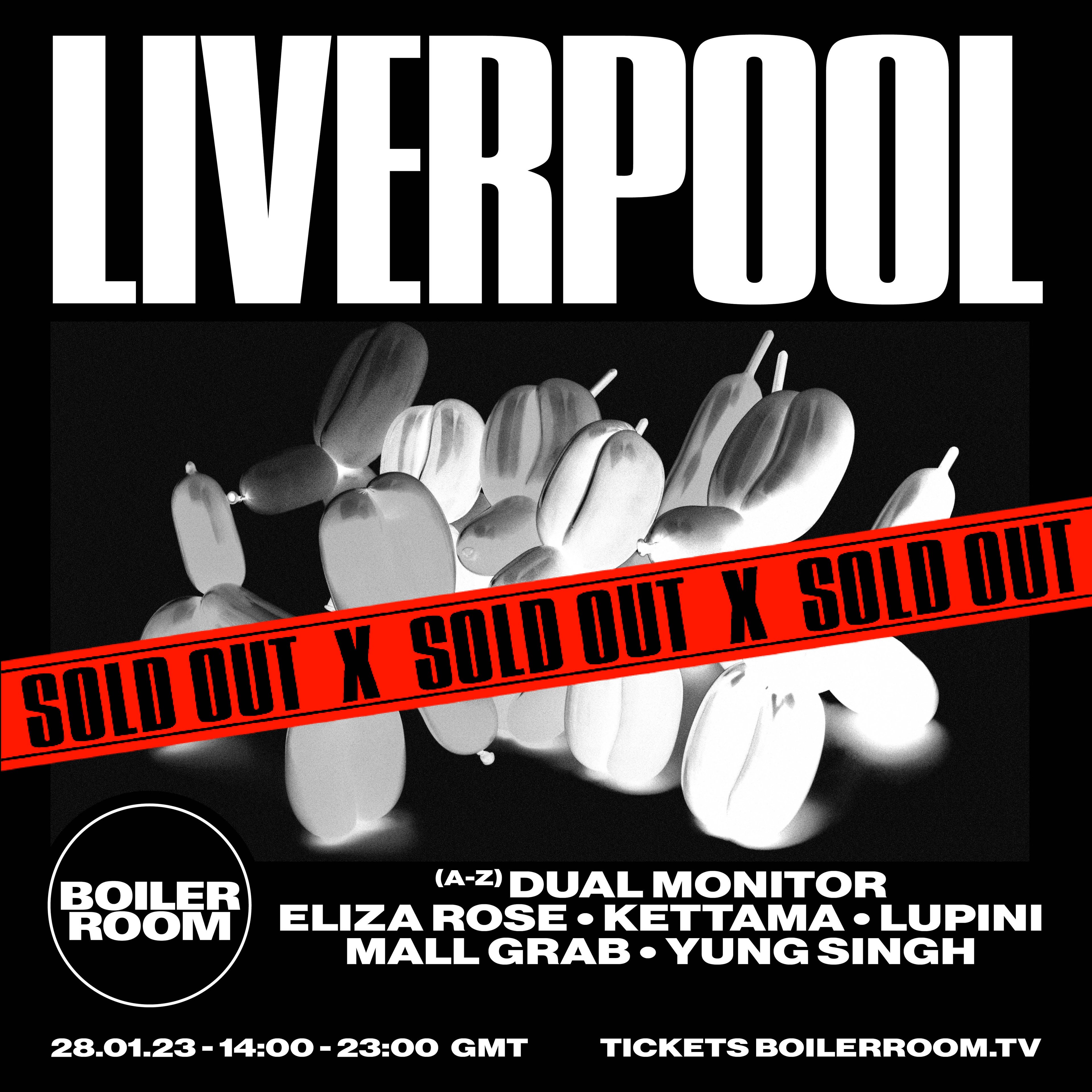 Boiler Room: Liverpool flyer