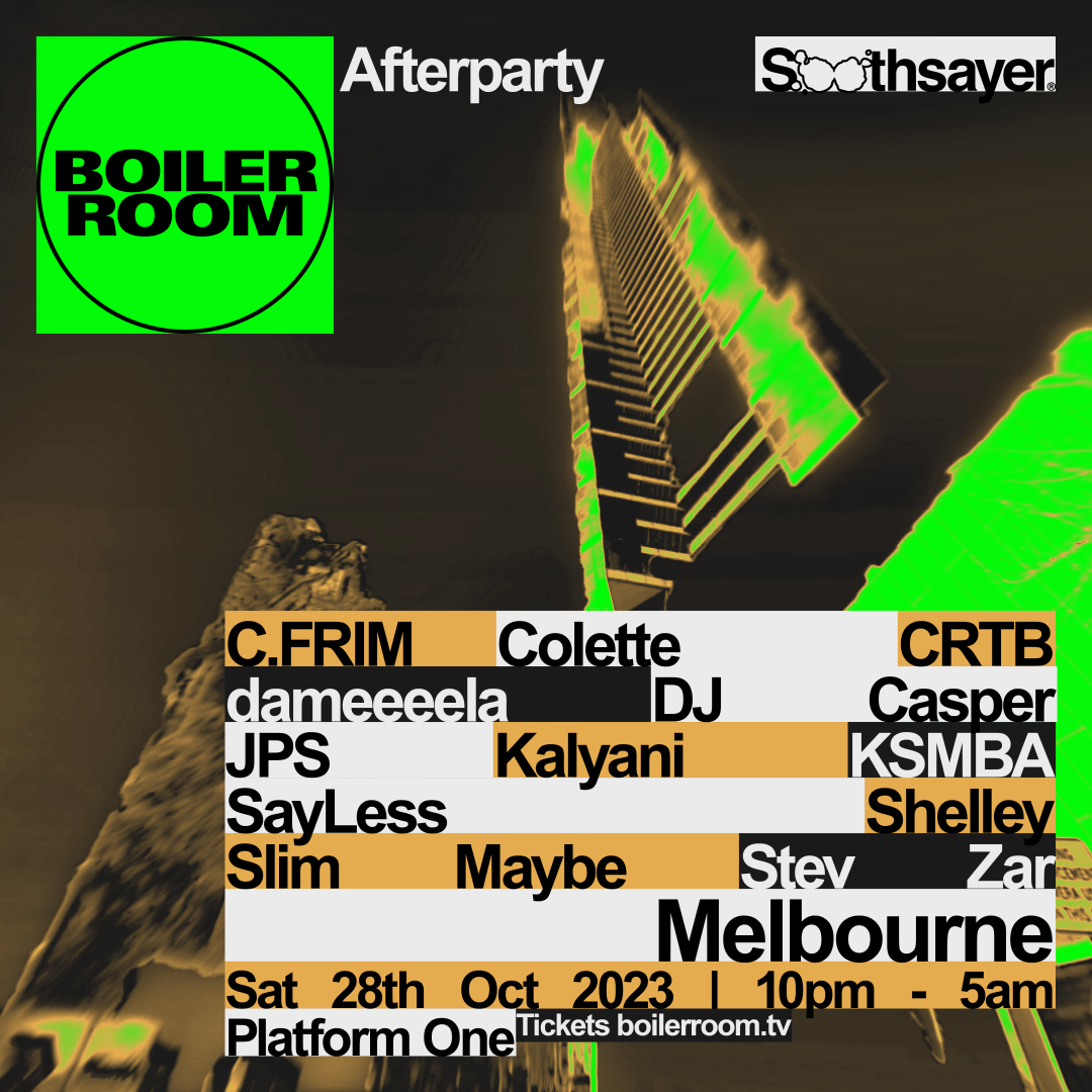 Melbourne | Saturday: By Night flyer