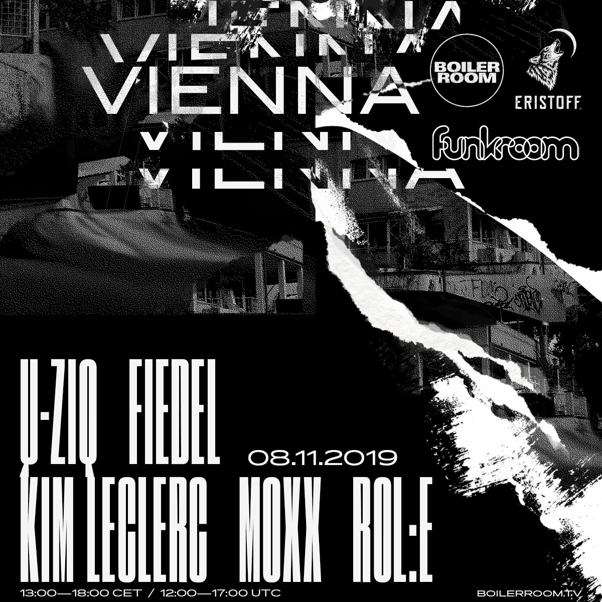Vienna: Boiler Room x Eristoff x Funkroom: flyer