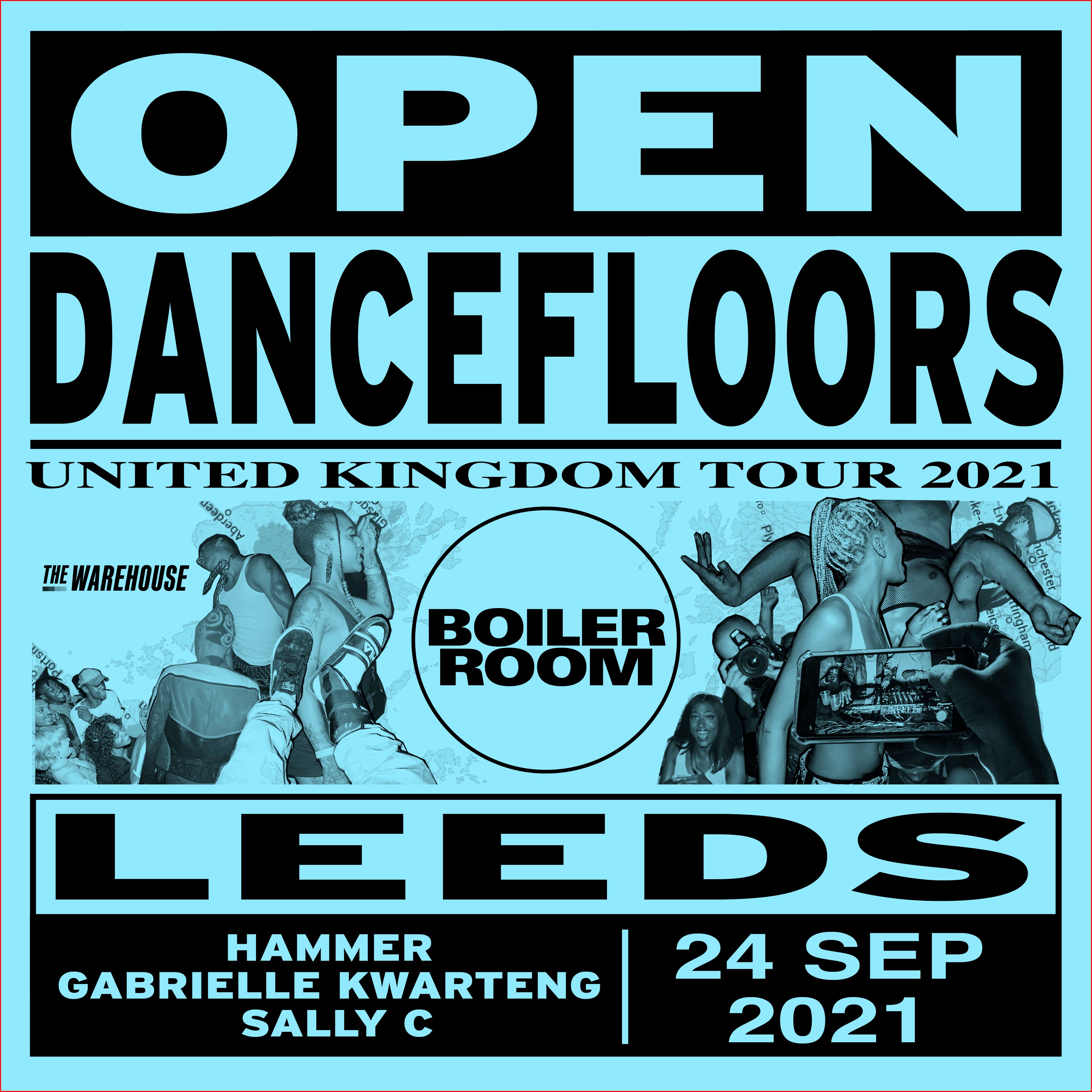 Open Dancefloors | Leeds flyer