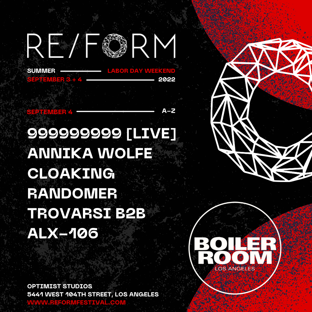 RE/FORM Festival flyer