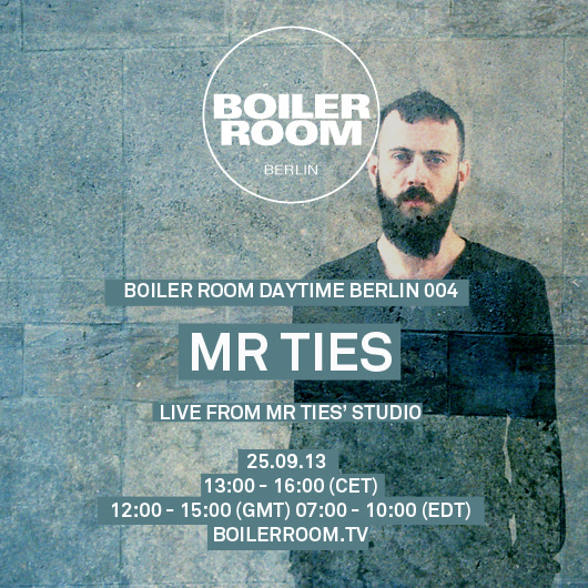 Flyer for event Mr Ties.