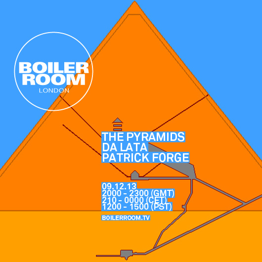 Flyer for event The Pyramids.