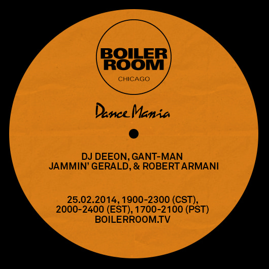 Flyer for event Dance Mania Boiler Room Chicago.