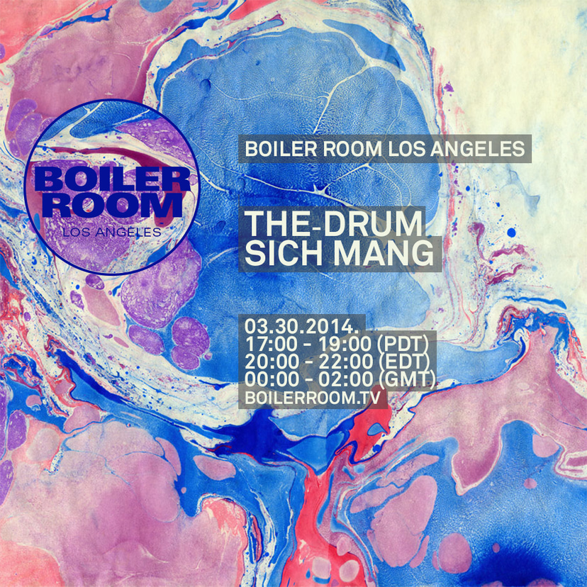Flyer for event The-Drum & Sich Mang.