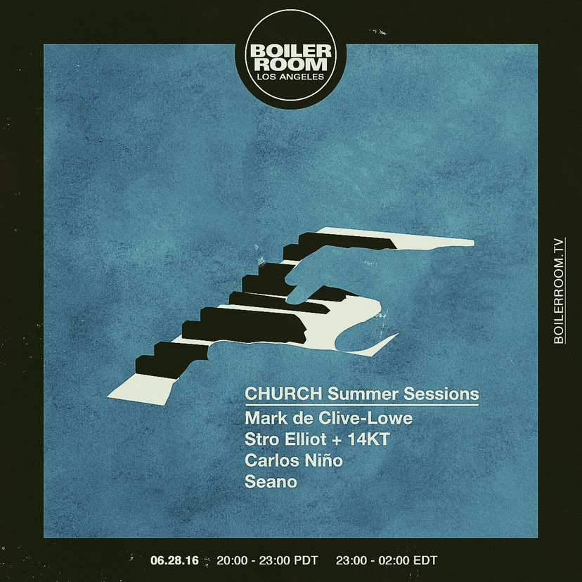 Flyer for event Mark de Clive-Lowe presents CHURCH Summer Sessions.