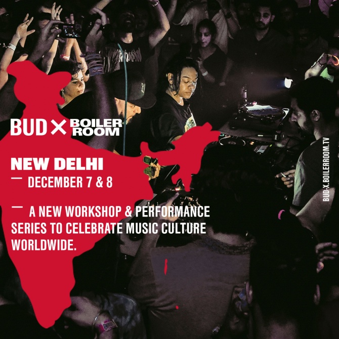 Flyer for event BUDx: New Delhi.