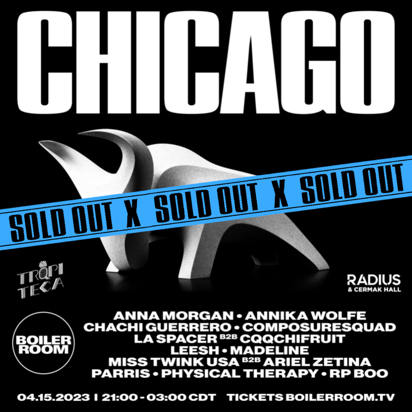 Flyer for event Chicago.