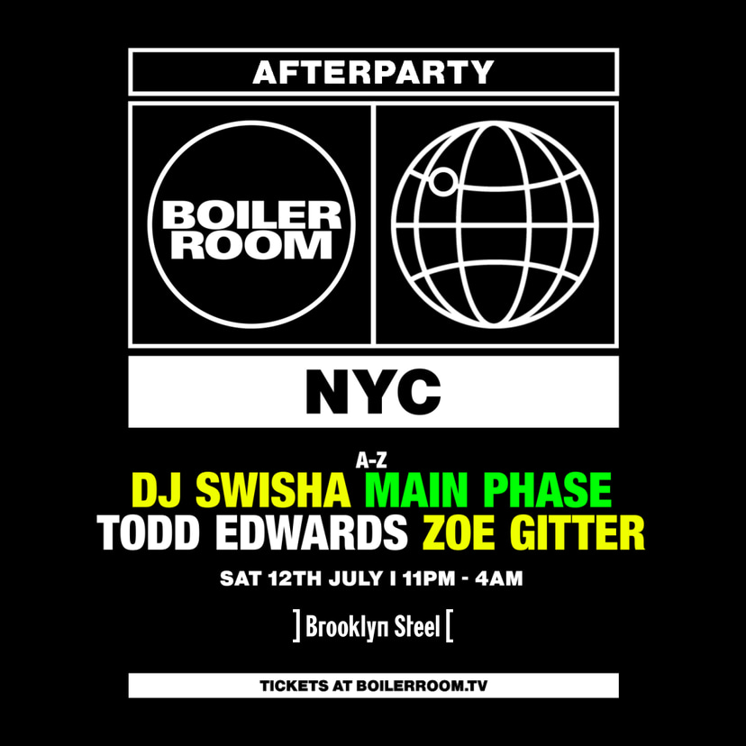 Flyer for event NYC Saturday | Afterparty.