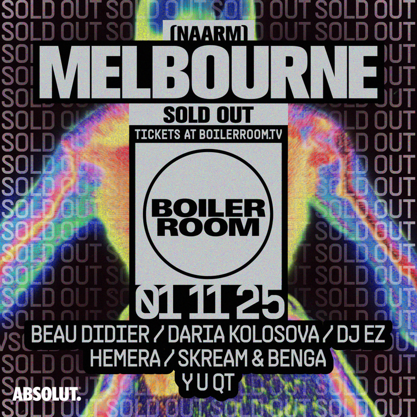 Flyer for event Melbourne.