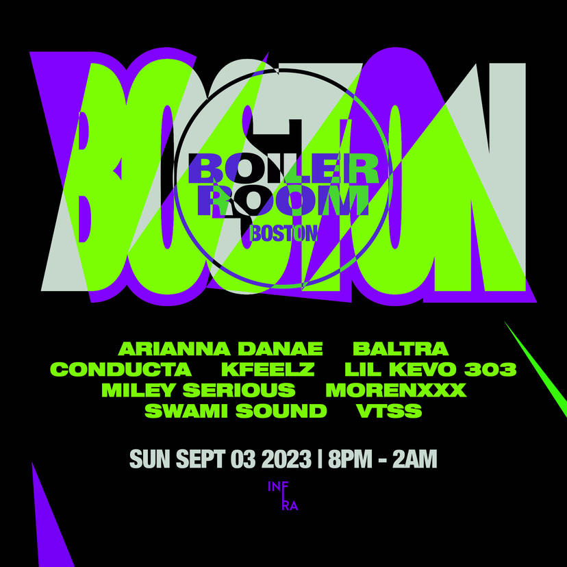 Flyer for event Boston | Sunday.