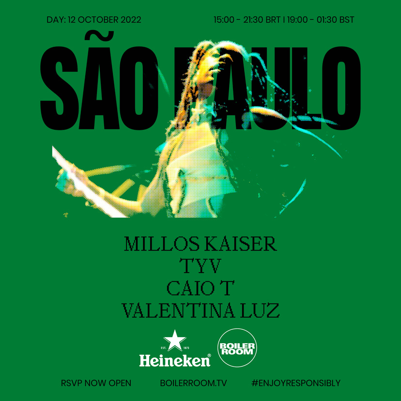 Flyer for event Heineken: São Paulo.