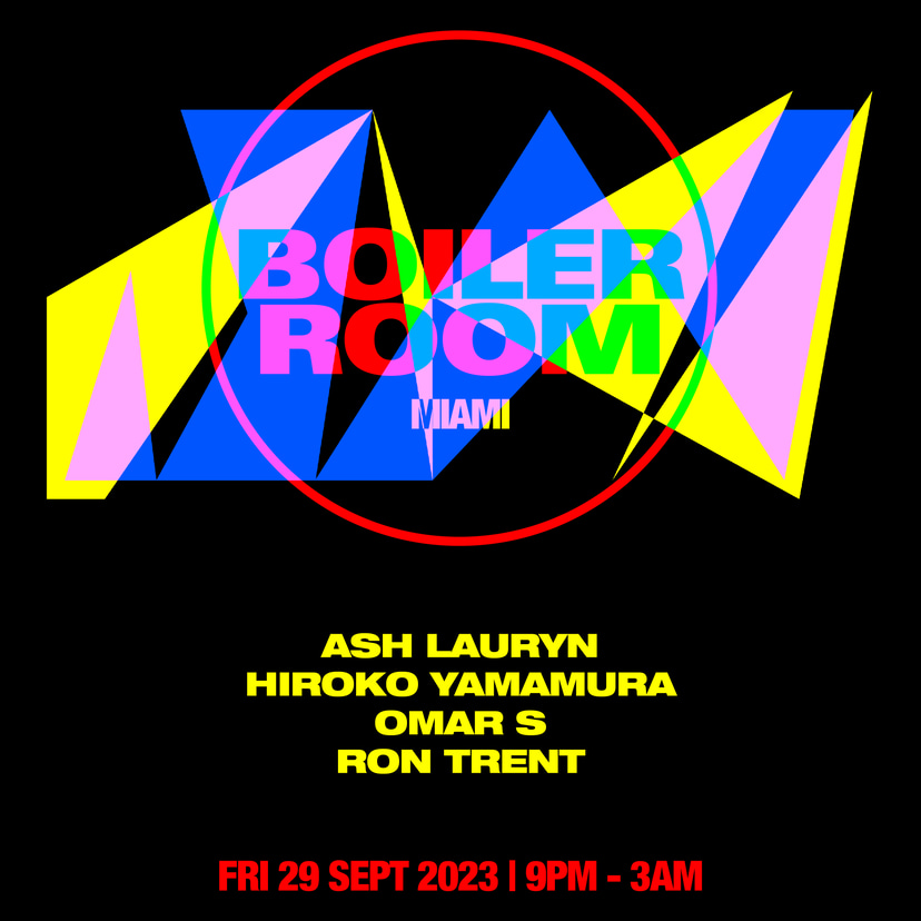 Flyer for event Miami.