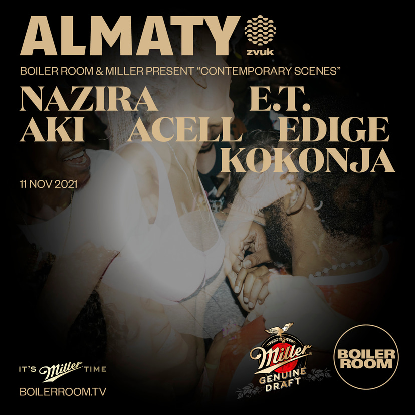 Flyer for event Contemporary Scenes: Almaty.